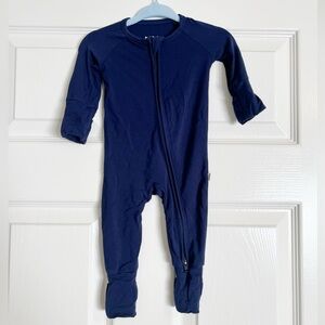 Little Sleepies Dark Navy Zippy - Newborn